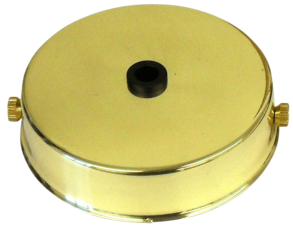 Luminosity Designs - Milled Metal Ceiling Rose Canopy - 100mm - Luminosity Designs Ltd