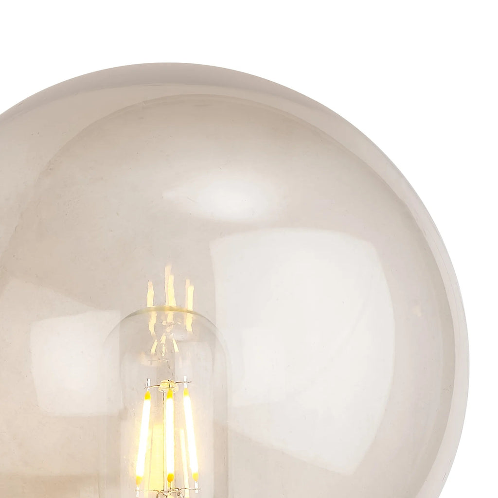 inspired - Milo Globe Wall Lamp With PIR Sensor, 1 x E27, IP54, Polycarbonate Construction, Corrosion Resistant - Luminosity Designs Ltd