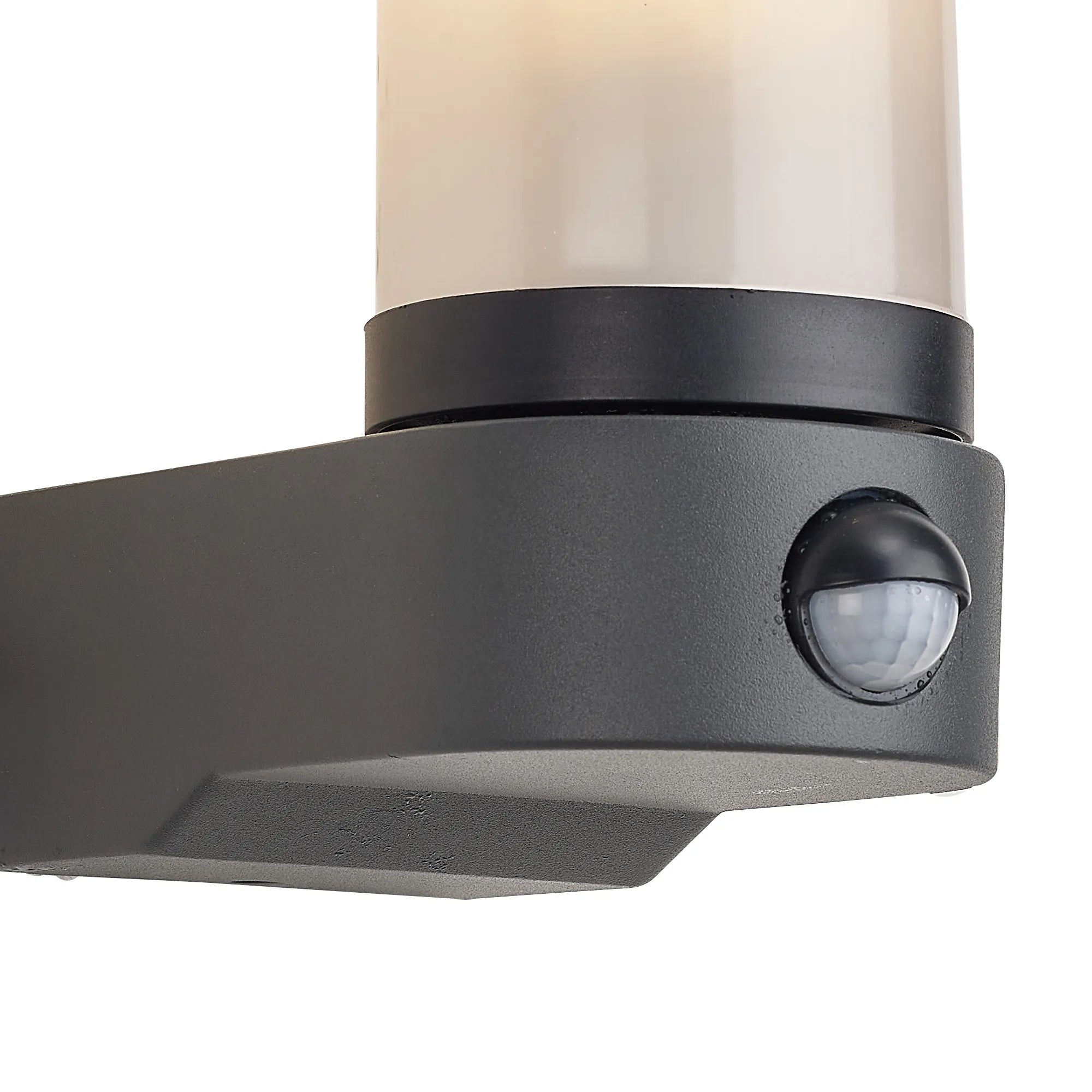Milo Tubular Wall Lamp With PIR Sensor, 1 x E27, IP54, Polycarbonate Construction, Corrosion Resistant