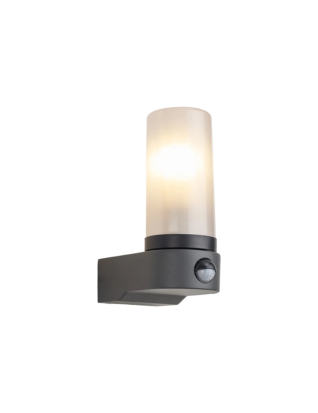 Milo Tubular Wall Lamp With PIR Sensor, 1 x E27, IP54, Polycarbonate Construction, Corrosion Resistant