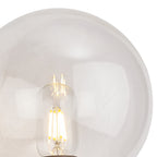 Milo Globe Wall Lamp With PIR Sensor, 1 x E27, IP54, Polycarbonate Construction, Corrosion Resistant