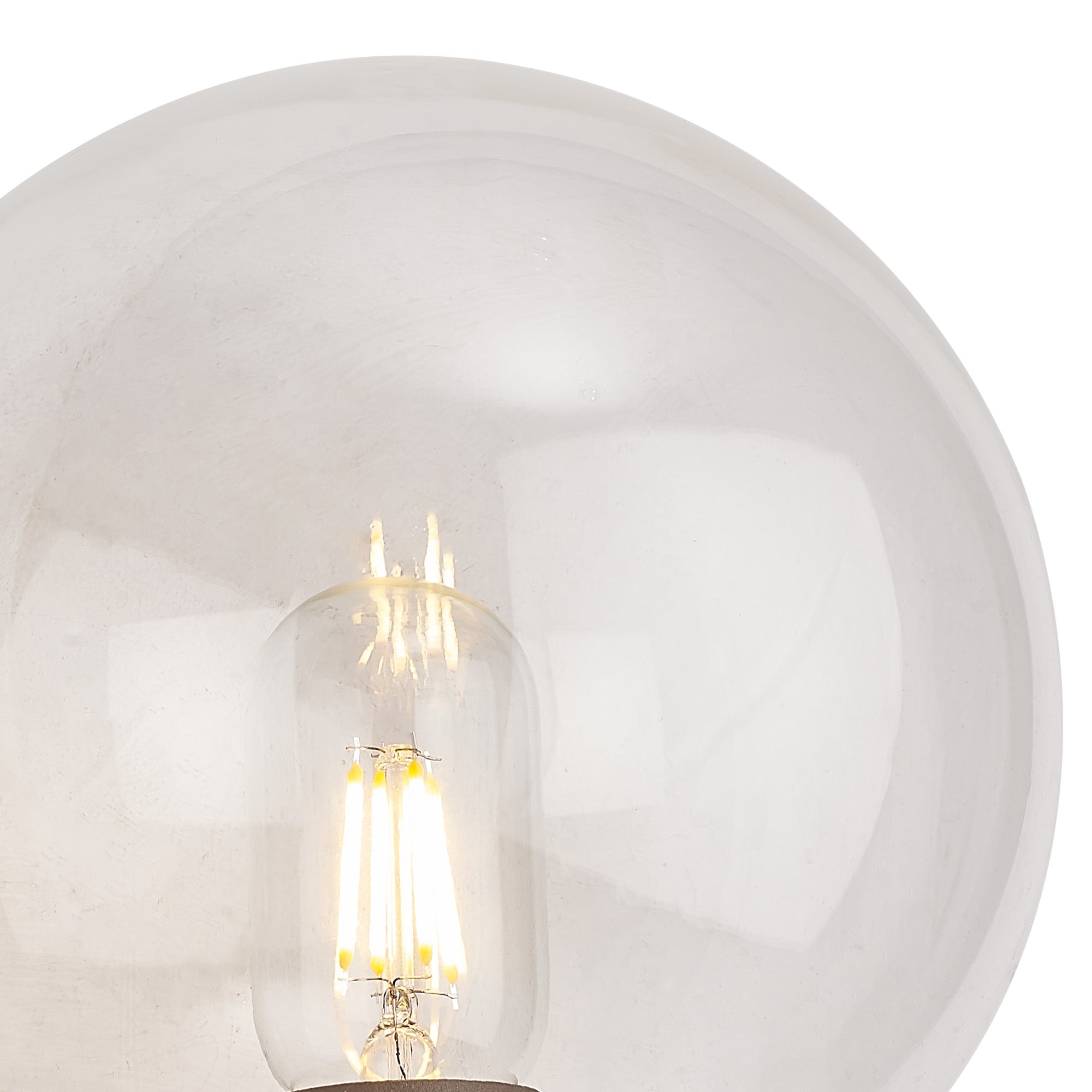Milo Globe Wall Lamp With PIR Sensor, 1 x E27, IP54, Polycarbonate Construction, Corrosion Resistant