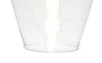 Luminosity Designs Ltd - Minimalist Pendant with Braided Cable, 17cm Round, 1 x E27 - Luminosity Designs Ltd