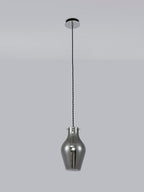 Luminosity Designs Ltd - Minimalist Pendant with Braided Cable, 17cm Round, 1 x E27 - Luminosity Designs Ltd