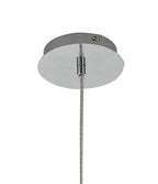 Luminosity Designs Ltd - Minimalist Pendant with Braided Cable, 17cm Round, 1 x E27 - Luminosity Designs Ltd