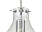 Luminosity Designs Ltd - Minimalist Pendant with Braided Cable, 17cm Round, 1 x E27 - Luminosity Designs Ltd