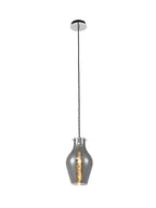 Luminosity Designs Ltd - Minimalist Pendant with Braided Cable, 17cm Round, 1 x E27 - Luminosity Designs Ltd