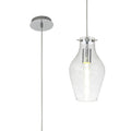 Luminosity Designs Ltd - Minimalist Pendant with Braided Cable, 17cm Round, 1 x E27 - Luminosity Designs Ltd