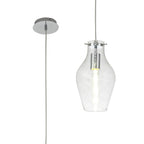 Luminosity Designs Ltd - Minimalist Pendant with Braided Cable, 17cm Round, 1 x E27 - Luminosity Designs Ltd