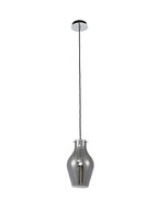 Luminosity Designs Ltd - Minimalist Pendant with Braided Cable, 17cm Round, 1 x E27 - Luminosity Designs Ltd