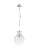 Luminosity Designs Ltd - Minimalist Pendant with Braided Cable 28cm Round, 1 x E27 - Luminosity Designs Ltd