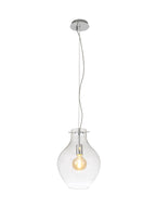 Luminosity Designs Ltd - Minimalist Pendant with Braided Cable 28cm Round, 1 x E27 - Luminosity Designs Ltd