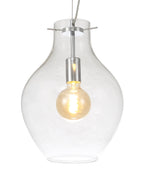 Luminosity Designs Ltd - Minimalist Pendant with Braided Cable 28cm Round, 1 x E27 - Luminosity Designs Ltd