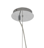 Luminosity Designs Ltd - Minimalist Pendant with Braided Cable 28cm Round, 1 x E27 - Luminosity Designs Ltd