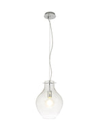 Luminosity Designs Ltd - Minimalist Pendant with Braided Cable 28cm Round, 1 x E27 - Luminosity Designs Ltd