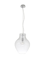 Luminosity Designs Ltd - Minimalist Pendant with Braided Cable, 38cm Round, 1 x E27 - Luminosity Designs Ltd