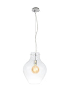 Luminosity Designs Ltd - Minimalist Pendant with Braided Cable, 38cm Round, 1 x E27 - Luminosity Designs Ltd