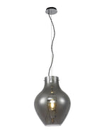 Luminosity Designs Ltd - Minimalist Pendant with Braided Cable, 38cm Round, 1 x E27 - Luminosity Designs Ltd