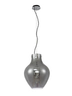 Luminosity Designs Ltd - Minimalist Pendant with Braided Cable, 38cm Round, 1 x E27 - Luminosity Designs Ltd