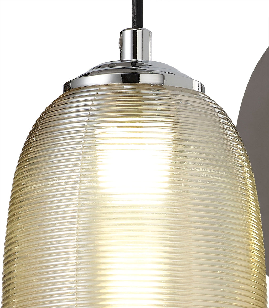 Luminosity Designs - Miranda Switched Wall Lamp, 1 x 6W LED, 4000K, 540lm - Luminosity Designs Ltd