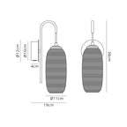 Luminosity Designs - Miranda Switched Wall Lamp, 1 x 6W LED, 4000K, 540lm - Luminosity Designs Ltd