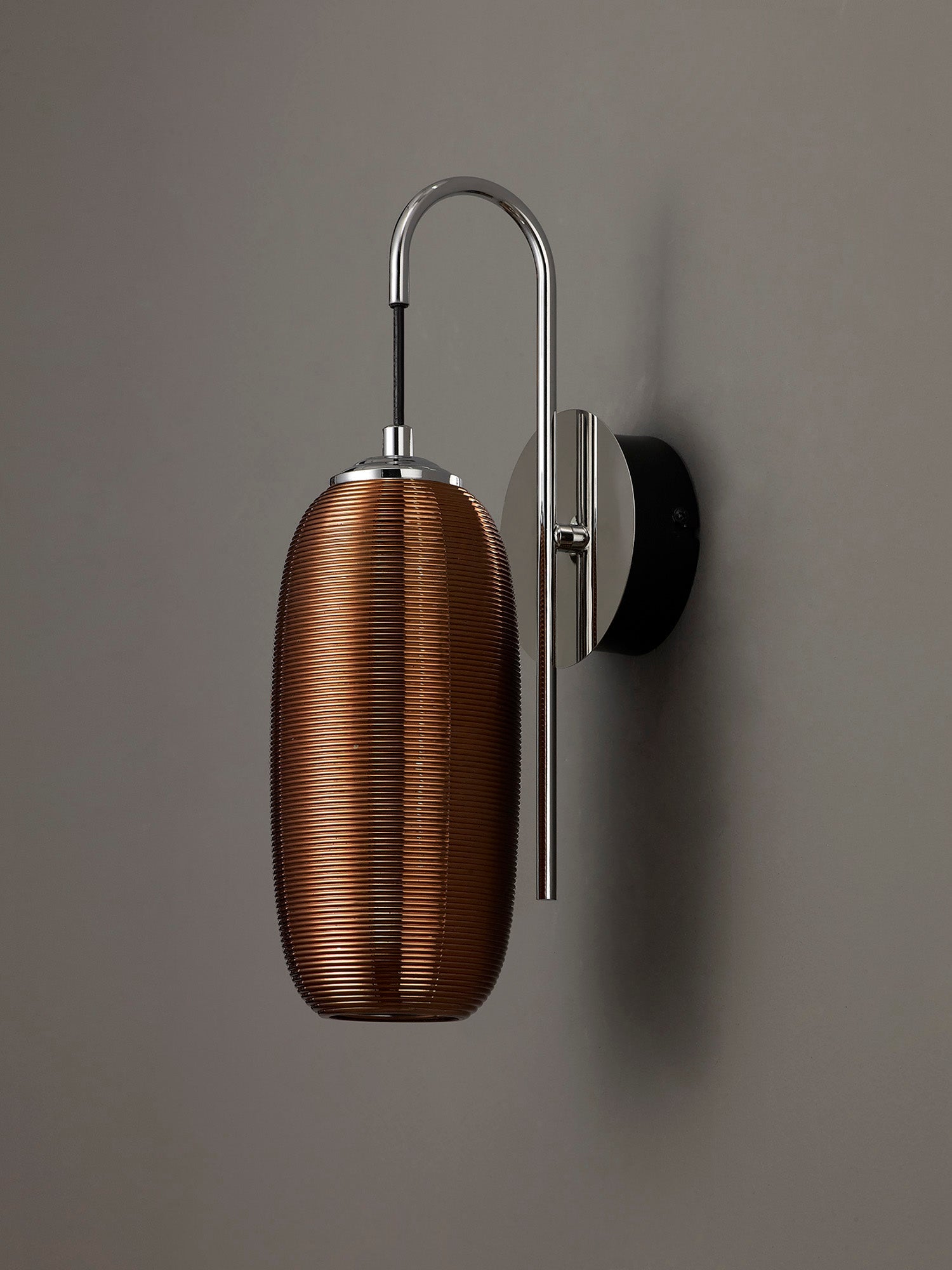 Luminosity Designs - Miranda Switched Wall Lamp, 1 x 6W LED, 4000K, 540lm - Luminosity Designs Ltd