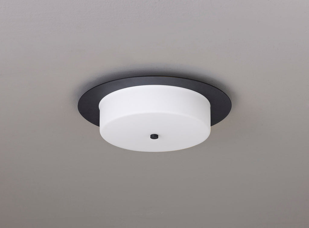 Luminosity Designs Ltd - Mist 35cm Bathroom Ceiling Light , 18W LED, 3000K, 1080lm, IP44 Rated - Luminosity Designs Ltd