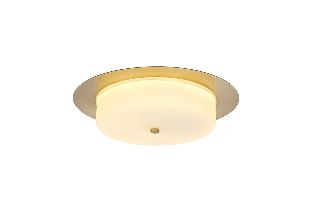Luminosity Designs Ltd - Mist 35cm Bathroom Ceiling Light , 18W LED, 3000K, 1080lm, IP44 Rated - Luminosity Designs Ltd
