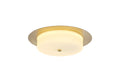 Luminosity Designs Ltd - Mist 35cm Bathroom Ceiling Light , 18W LED, 3000K, 1080lm, IP44 Rated - Luminosity Designs Ltd