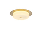 Luminosity Designs Ltd - Mist 35cm Bathroom Ceiling Light , 18W LED, 3000K, 1080lm, IP44 Rated - Luminosity Designs Ltd