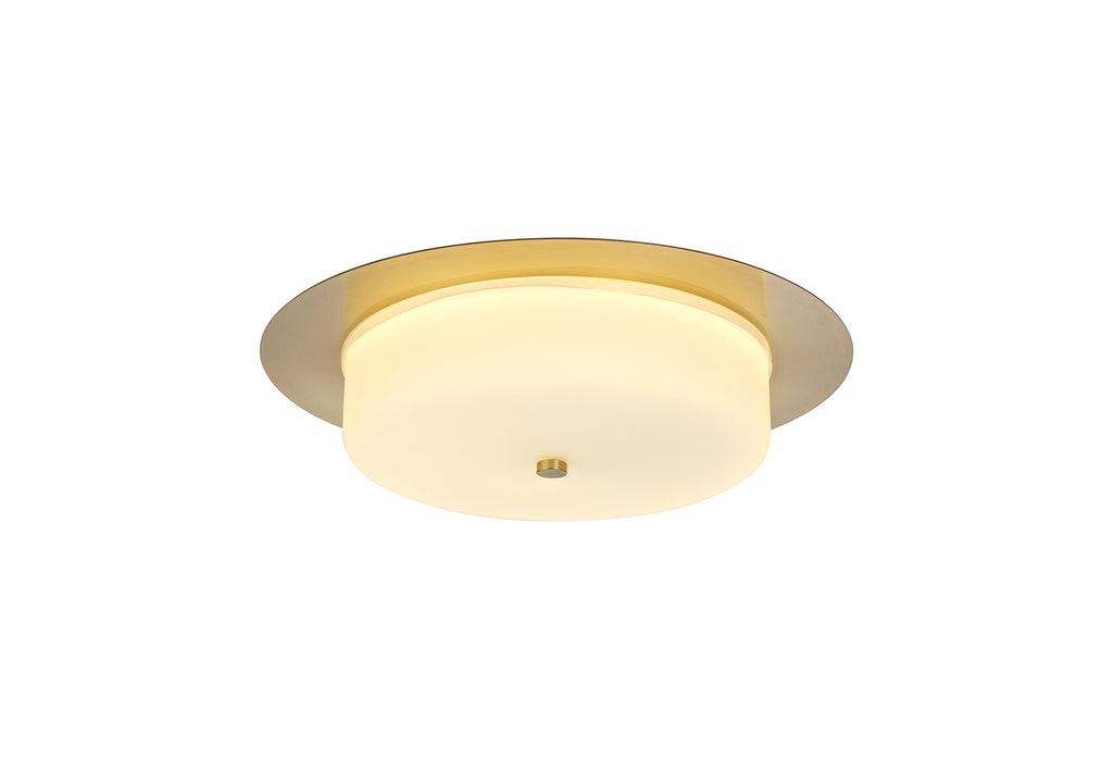 Mist 35cm Bathroom Ceiling Light , 18W LED, 3000K, 1080lm, IP44 Rated