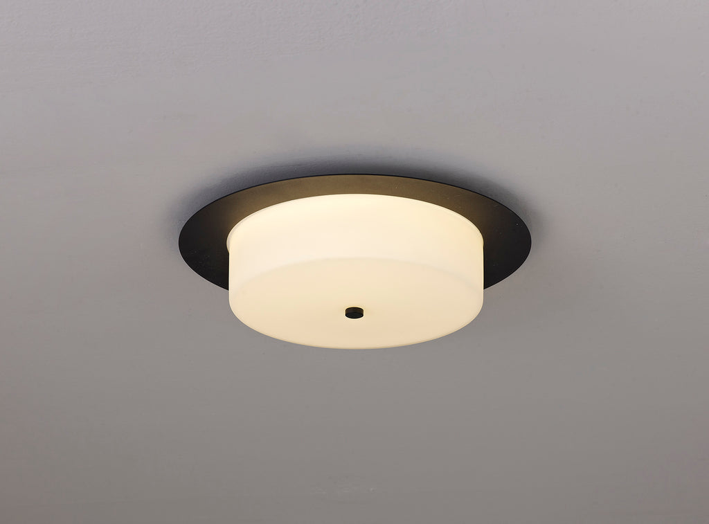Mist 35cm Bathroom Ceiling Light , 18W LED, 3000K, 1080lm, IP44 Rated