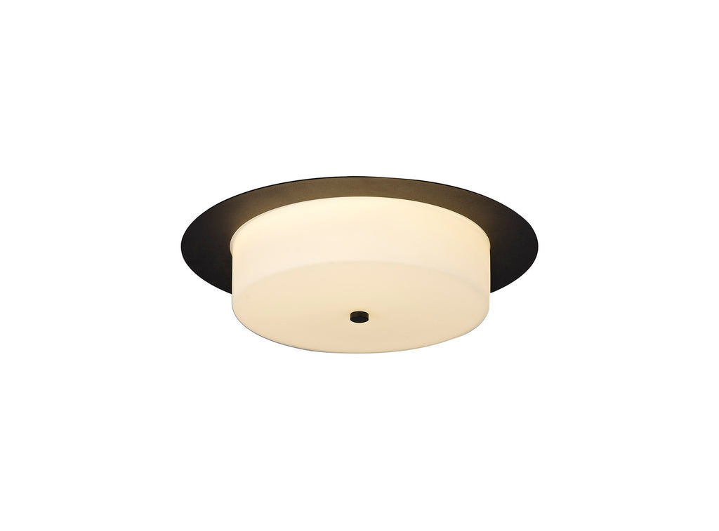 Mist 35cm Bathroom Ceiling Light , 18W LED, 3000K, 1080lm, IP44 Rated
