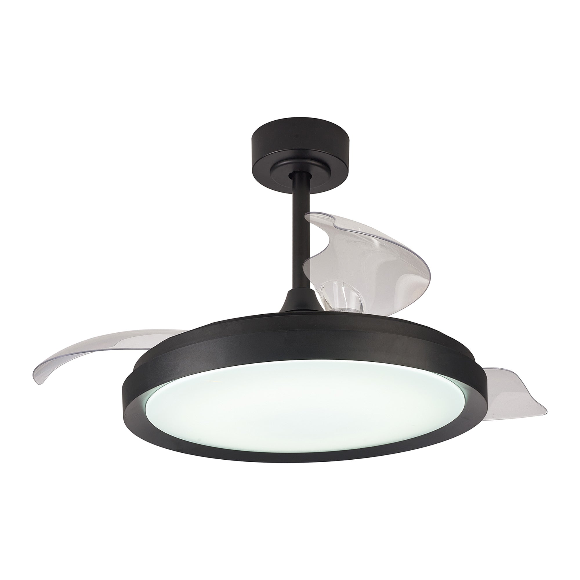 Mantra - Mistral 50W LED Dimmable Ceiling Light With Built - In 30W DC Fan, 2700 - 5000K Remote Control, 3200lm - Luminosity Designs Ltd