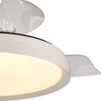 Mantra - Mistral 50W LED Dimmable Ceiling Light With Built - In 30W DC Fan, 2700 - 5000K Remote Control, 3200lm - Luminosity Designs Ltd