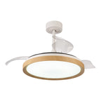 Mantra - Mistral 50W LED Dimmable Ceiling Light With Built - In 30W DC Fan, 2700 - 5000K Remote Control, 3200lm - Luminosity Designs Ltd