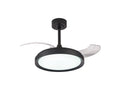Mantra - Mistral Mini 40W LED Dimmable Ceiling Light With Built - In 28W DC Fan, 2700 - 5000K Remote Control, 2500lm - Luminosity Designs Ltd