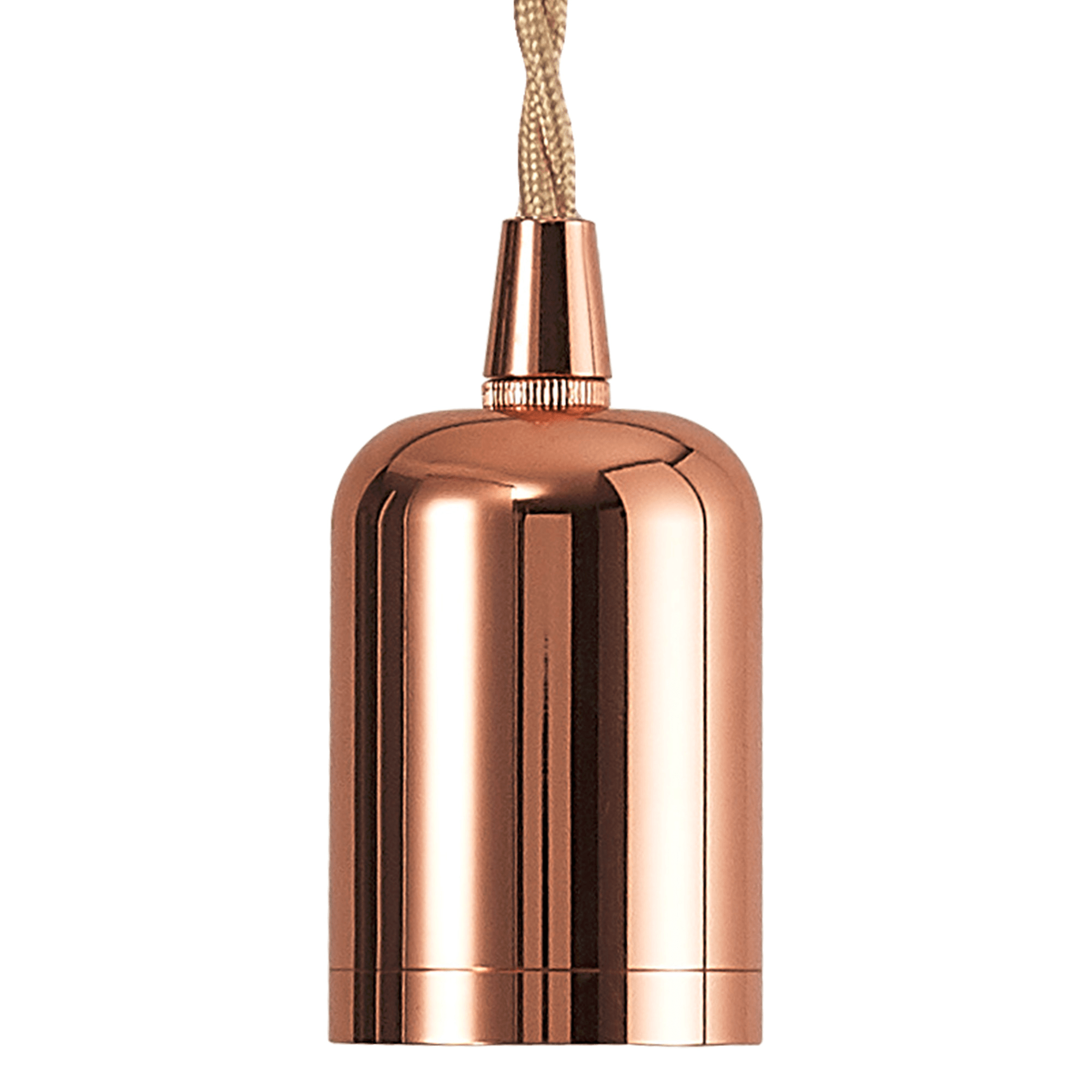 Luminosity Designs - Modern Pre Wired CLASS 2 Metal Pendant Lampholder With Shade Ring - Luminosity Designs Ltd