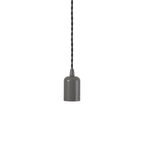 Luminosity Designs - Modern Pre Wired CLASS 2 Metal Pendant Lampholder With Shade Ring - Luminosity Designs Ltd
