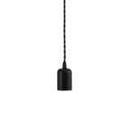 Luminosity Designs - Modern Pre Wired CLASS 2 Metal Pendant Lampholder With Shade Ring - Luminosity Designs Ltd