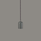 Luminosity Designs - Modern Pre Wired CLASS 2 Metal Pendant Lampholder With Shade Ring - Luminosity Designs Ltd
