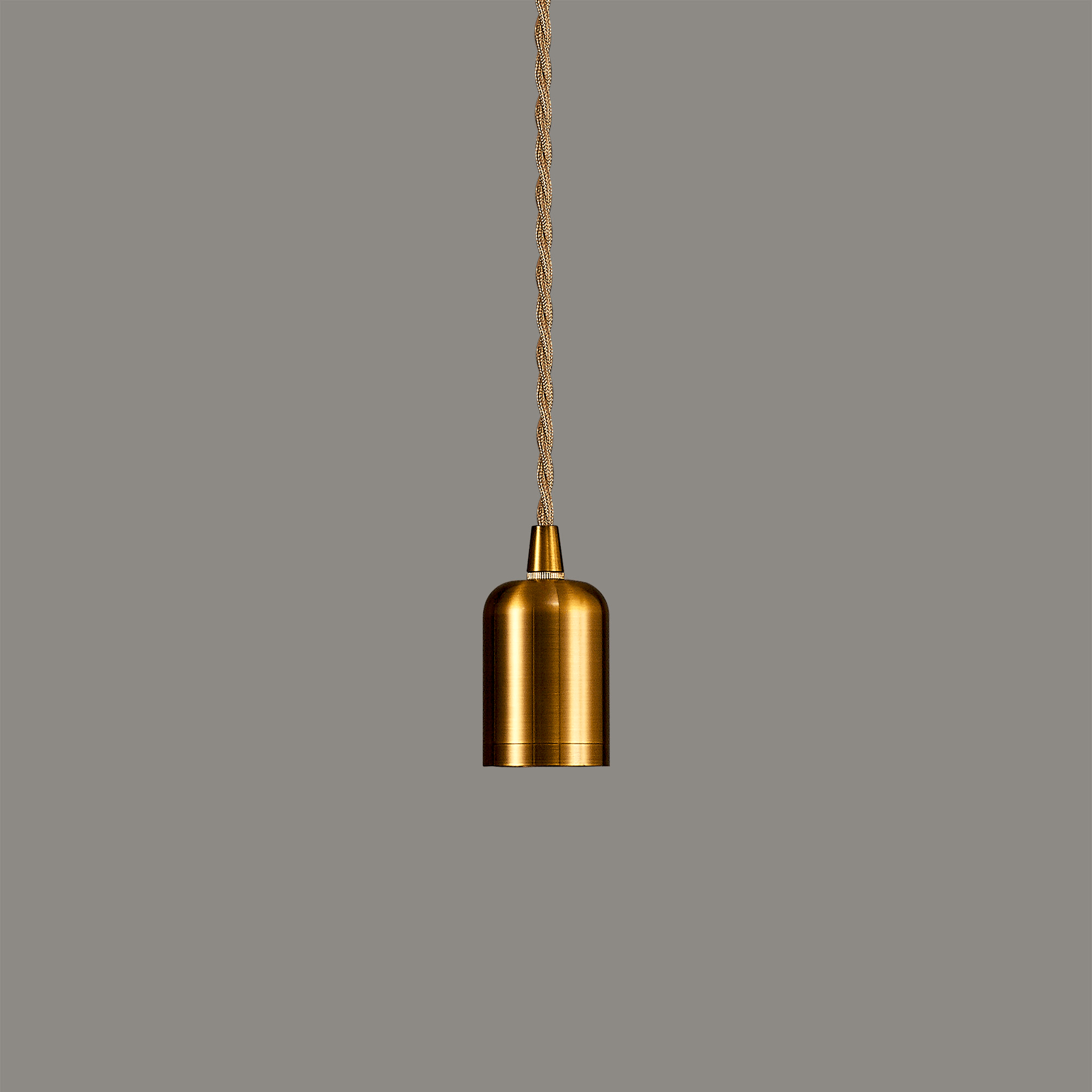 Luminosity Designs - Modern Pre Wired CLASS 2 Metal Pendant Lampholder With Shade Ring - Luminosity Designs Ltd