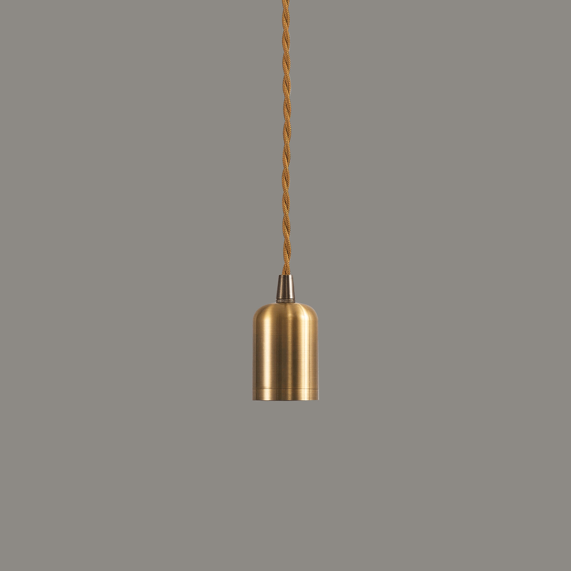 Luminosity Designs - Modern Pre Wired CLASS 2 Metal Pendant Lampholder With Shade Ring - Luminosity Designs Ltd