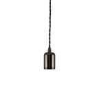 Luminosity Designs - Modern Pre Wired CLASS 2 Metal Pendant Lampholder With Shade Ring - Luminosity Designs Ltd