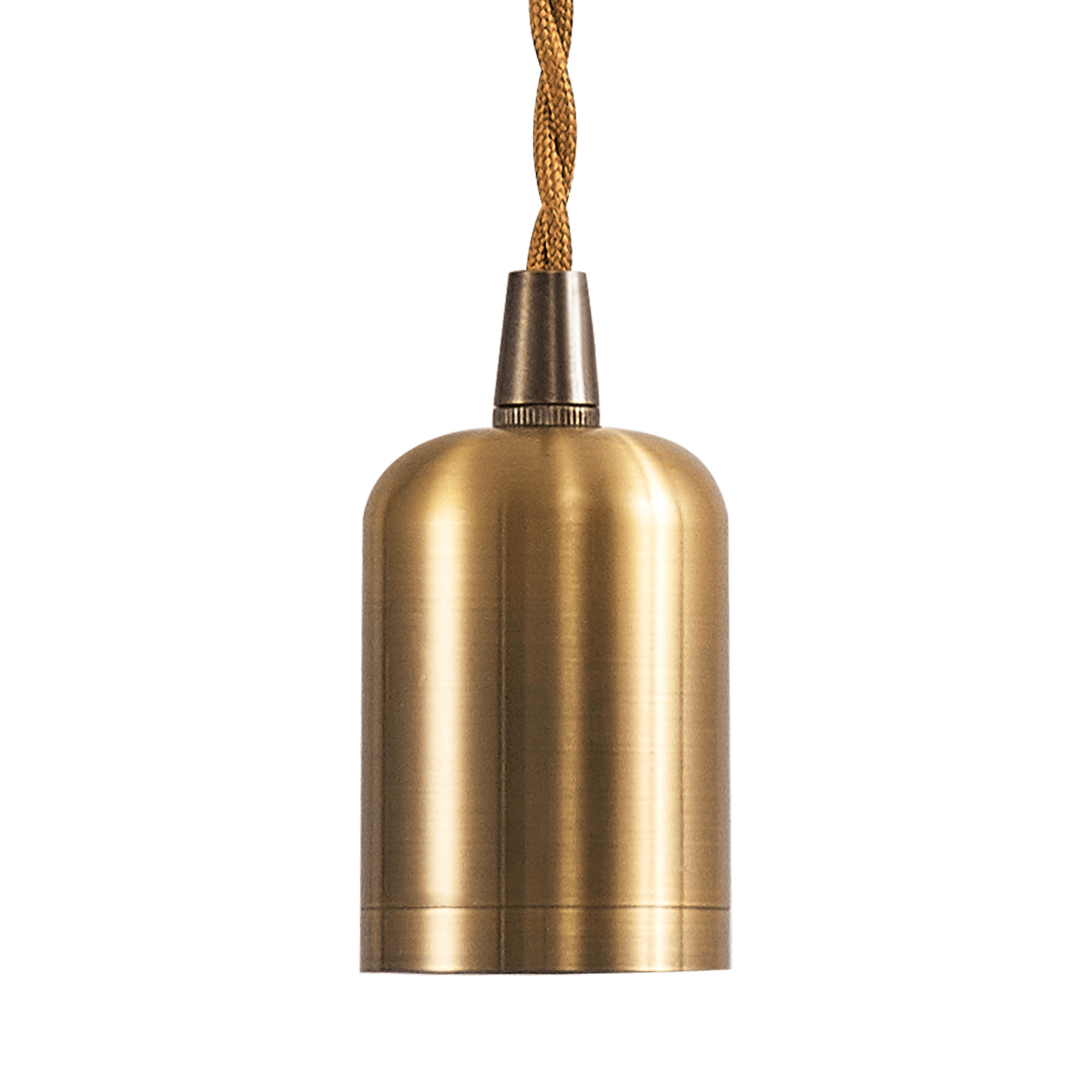 Luminosity Designs - Modern Pre Wired CLASS 2 Metal Pendant Lampholder With Shade Ring - Luminosity Designs Ltd