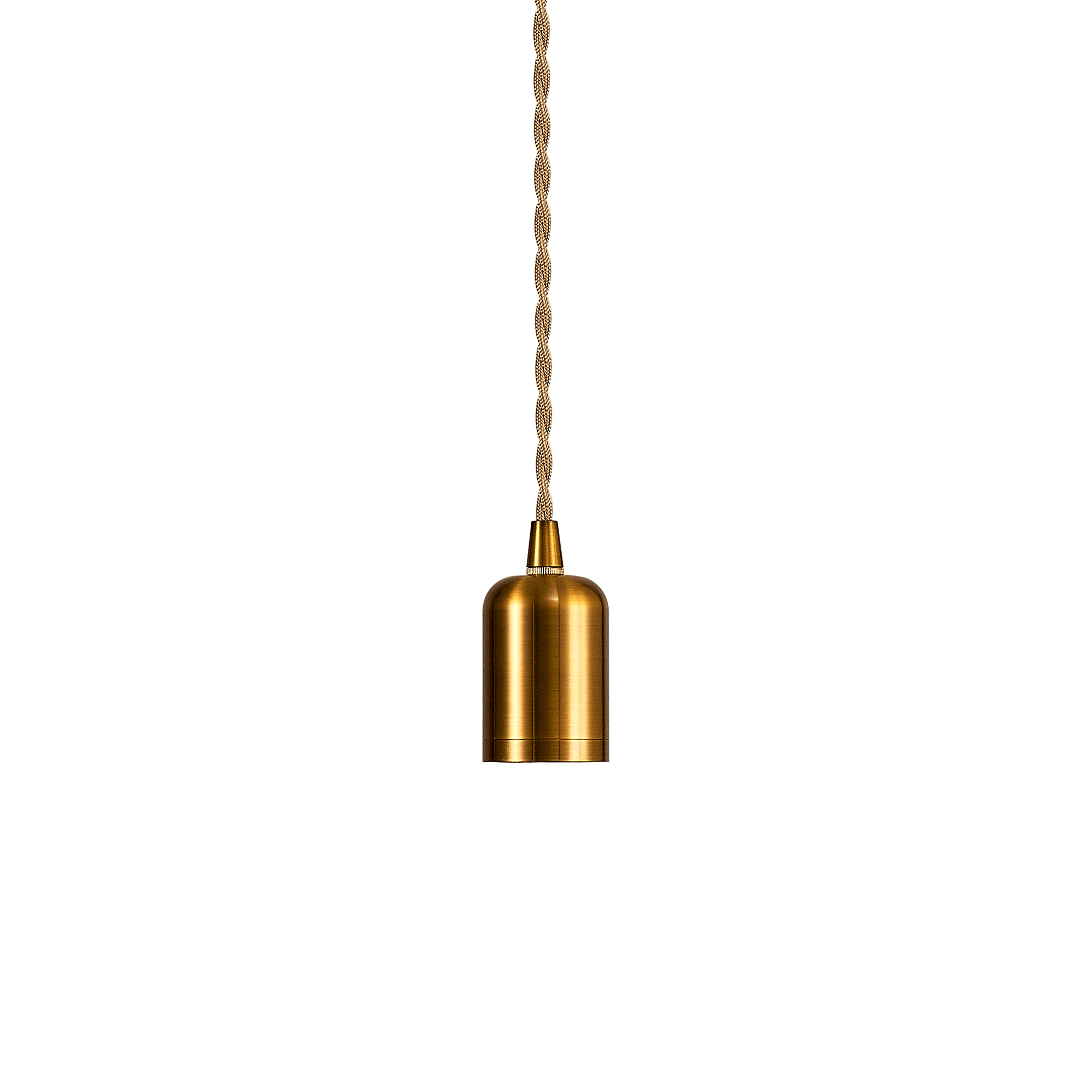 Luminosity Designs - Modern Pre Wired CLASS 2 Metal Pendant Lampholder With Shade Ring - Luminosity Designs Ltd