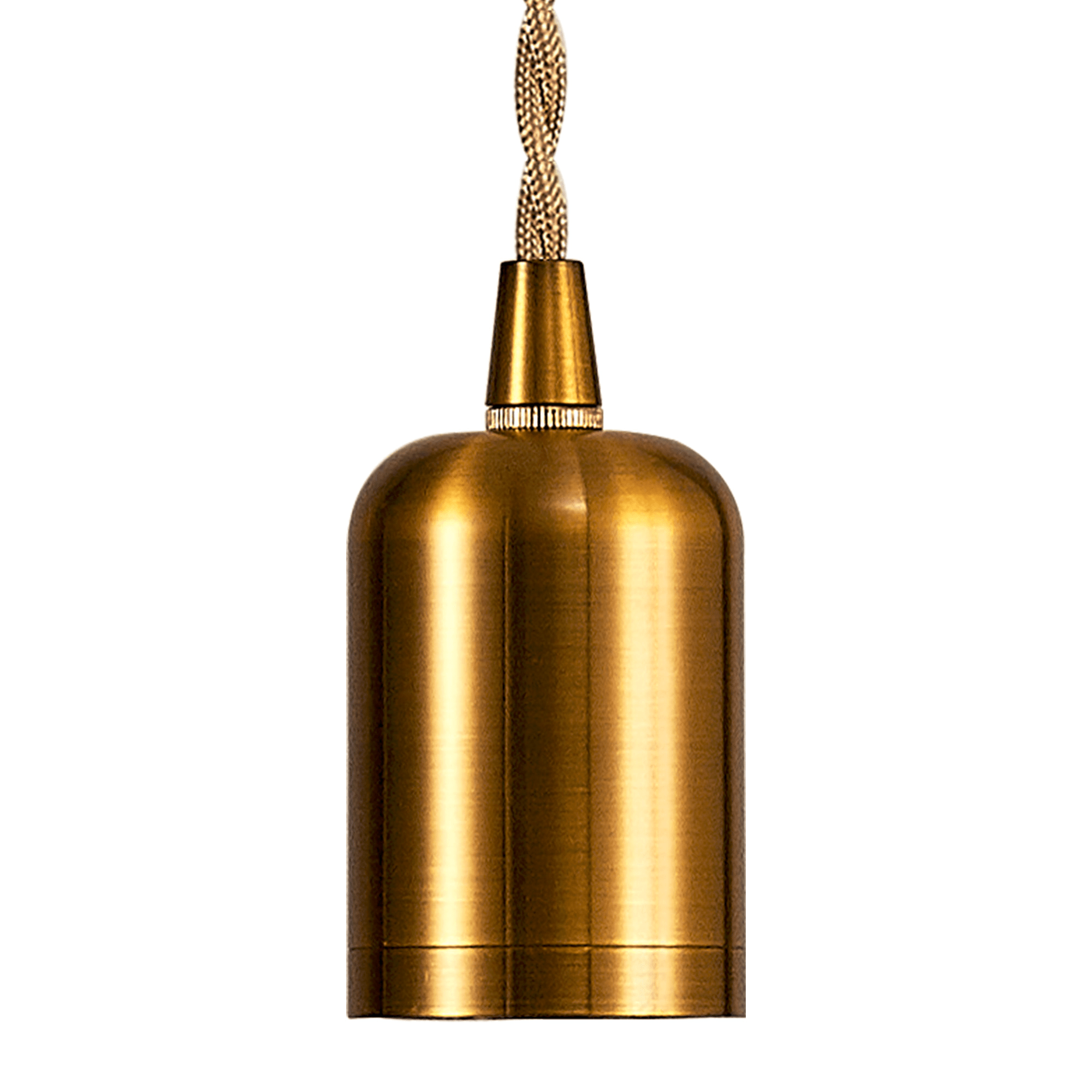 Luminosity Designs - Modern Pre Wired CLASS 2 Metal Pendant Lampholder With Shade Ring - Luminosity Designs Ltd