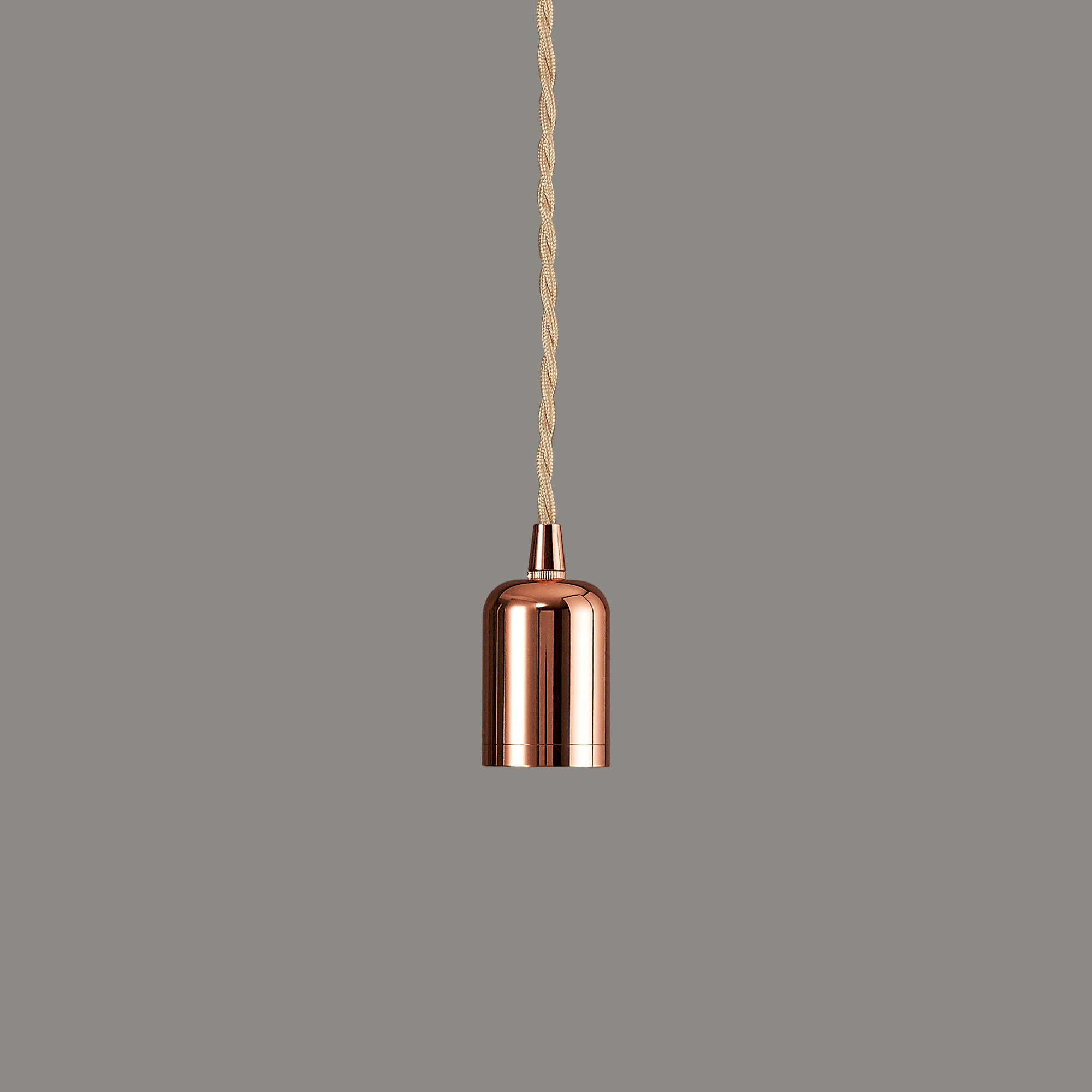 Luminosity Designs - Modern Pre Wired CLASS 2 Metal Pendant Lampholder With Shade Ring - Luminosity Designs Ltd
