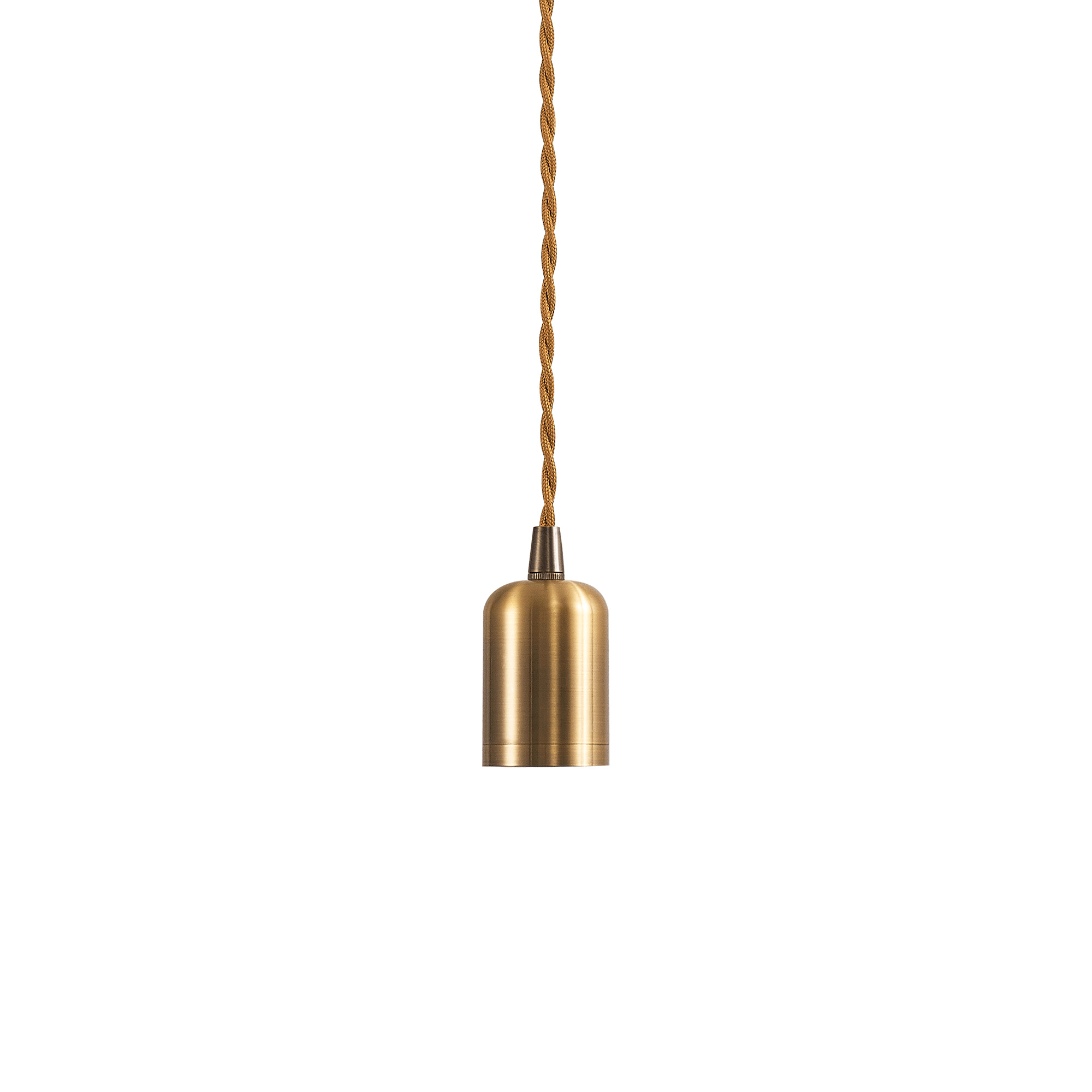 Luminosity Designs - Modern Pre Wired CLASS 2 Metal Pendant Lampholder With Shade Ring - Luminosity Designs Ltd