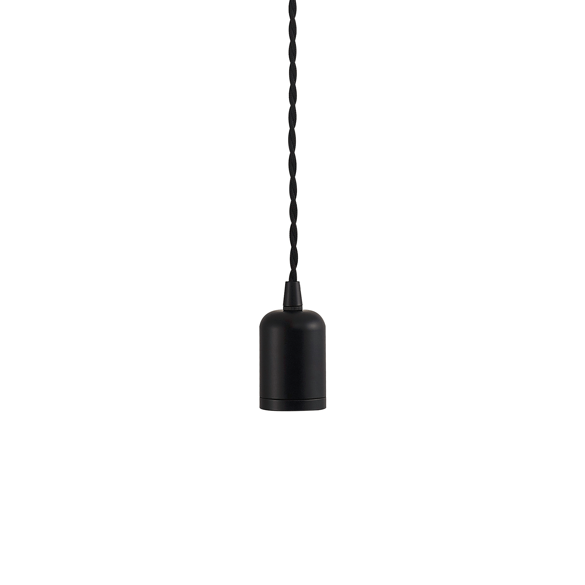 Luminosity Designs - Modern Pre Wired CLASS 2 Metal Pendant Lampholder With Shade Ring - Luminosity Designs Ltd